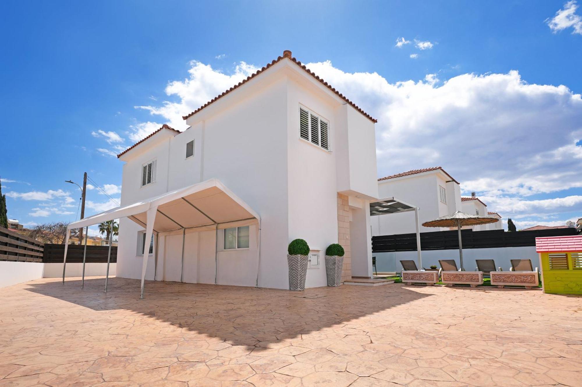 Villa White Star - 100M From Serena Beach 프로타라스 외부 사진